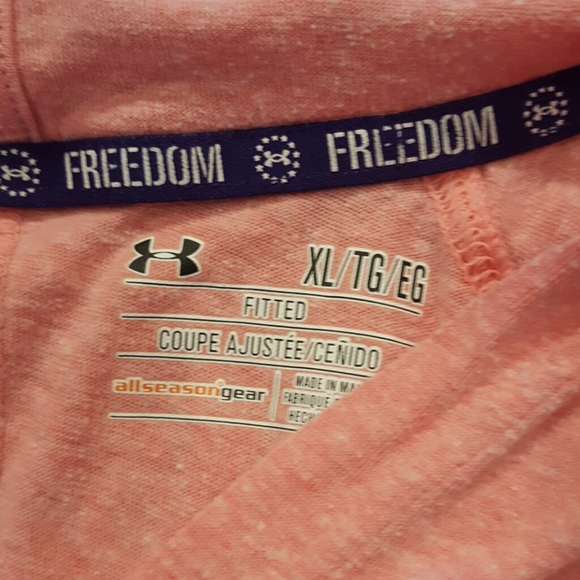 Under Armour, Pink, Freedom line, Size XL, Fitted - Picture 2 of 4
